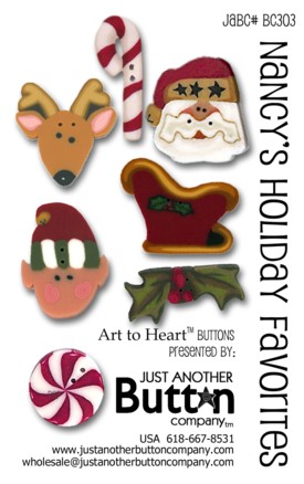 JABC Button Card Nancy's Holiday Favorites